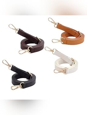 Adjustable Leather Bag Strap - Multi Color Options
